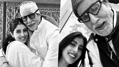 Amitabh Bachchan Birthday: Navya Naveli Nanda Shares Adorable Monochrome Pics to Wish Her ‘Nana’ on His Special Day (View Post)