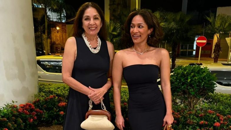 Neena Gupta and Masaba Gupta Slay in Sexy Black Outfits, Setting Major Mother-Daughter Goals – View Pic