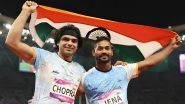 Asian Games 2023 Indian Medal Winners List: Check Updated Names of Team India Athletes Who Have Won Medals at 19th Asiad in Hangzhou