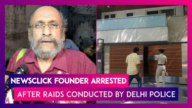 NewsClick Raids:  Founder Prabir Purkayastha Among Two Arrested Under UAPA After Delhi Police Conducts Raids, Questions Journalists