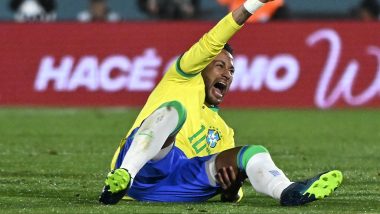Brazil Forward Neymar To Undergo Surgery After Suffering ACL Injury During Brazil’s Defeat to Uruguay in CONMEBOL FIFA World Cup 2026 Qualifiers