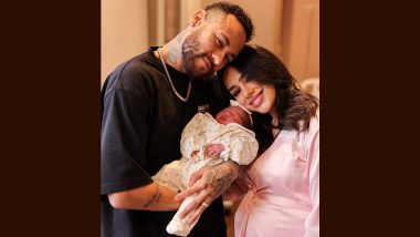Neymar, Girlfriend Bruna Biancardi Announce Birth of Baby Girl; Al-Hilal and Brazil Football Star Shares Adorable Pics