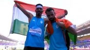 Asian Para Games 2023: Nishad Kumar Bags Gold Medal, Ram Pal Secures Silver in Men&rsquo;s High Jump T47 Final