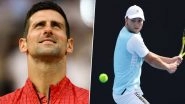 Novak Djokovic To Team Up With Fellow Serb Miomir Kecmanovic in Rolex Paris Masters 2023 Men&rsquo;s Doubles
