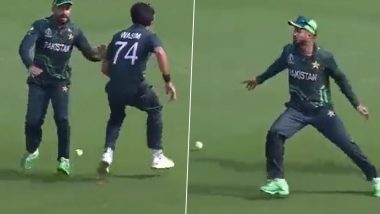 'Never Ending Love Story' Shikhar Dhawan's Funny Remark On Video of Two Pakistan Fielders Goofing It Up During PAK vs AUS ICC World Cup 2023 Warm-Up Match Goes Viral!