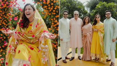 Parineeti Chopra Looks Vibrant in Yellow Anarkali Suit, Actress Shares Gorgeous Pics From Her Chooda Ceremony
