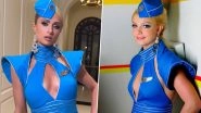 Paris Hilton Honours &lsquo;Queen&rsquo; Britney Spears This Halloween by Recreating the Singer&rsquo;s Iconic Blue Flight Attendant Look From the Song &lsquo;Toxic&rsquo; (View Pics & Watch Video)