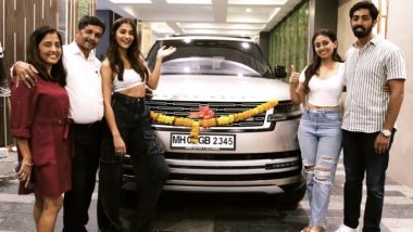 Pooja Hegde Buys Swanky New Range Rover Car Worth Rs 4 Crore on Dussehra (View Pic & Video)