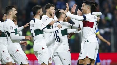 ‘Another Victory and a Good Game From the Whole Team!’ Cristiano Ronaldo Reacts on Social Media After Portugal Beat Bosnia and Herzegovina 5-0