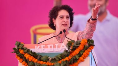 Priyanka Gandhi Gets Show-Cause Notice From EC for Allegedly Violating Model Code of Conduct During Election Campaign in Rajasthan
