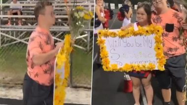 Youth With Down Syndrome Asks Girlfriend to Be His Prom Date at Football Game, Old Video of Couple Celebrating Goes Viral Again