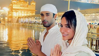 Fukrey 3 Success: Pulkit Samrat and Kriti Kharbanda Twin in White as They Pay Obeisance at Golden Temple (See Pics)