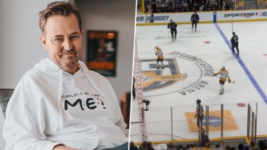 RIP Matthew Perry: Organist at Bridgestone Arena Pay Tribute to ‘Chandler Bing’ by Playing FRIENDS Theme During the Game (Watch Video)