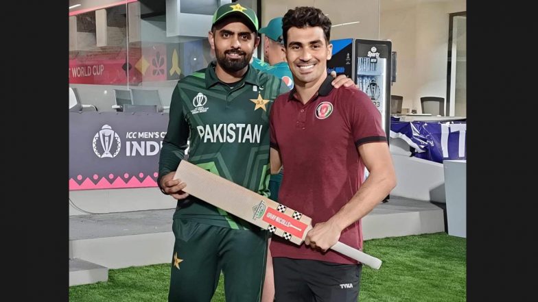 'Stay Strong and Keep Shining' Rahmanullah Gurbaz Pens Down Heartfelt Message For Pakistan Captain Babar Azam After Latter Gifts Him Bat During CWC 2023