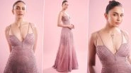 Rakul Preet Singh&rsquo;s Soft Pink Embellished Gown Can Fashionably Combat Our Monday Blues! (View Pics)