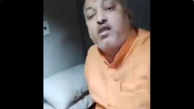 Bihar: Sacked BJP Leader Rana Pratap Singh Involved in Heated Argument With TTE Over Ticket in Buxar, Video Goes Viral