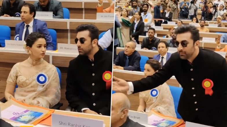 69th National Awards 2023: Ranbir Kapoor Asks Photographers To Be Careful Around Waheeda Rehman (Watch Video)