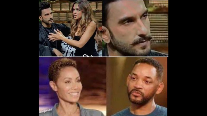 Koffee With Karan Season 8: Netizens Call Ranveer Singh ‘Indian Will Smith’ After Deepika Padukone Talks About Open Relationship on Karan Johar’s Show!