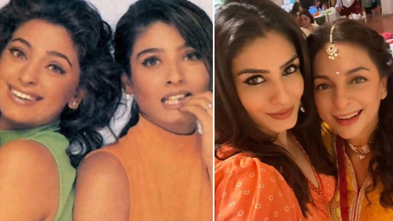 Raveena Tandon Turns 49: Juhi Chawla Pledges to Plant '100 Trees' for 'Mast Mast Girl' As She Wishes Her on Birthday