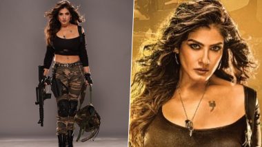 Raveena Tandon Flaunts Her Sex Appeal in These BTS Moments From Welcome To The Jungle Promo Shoot (View Pics & Videos)