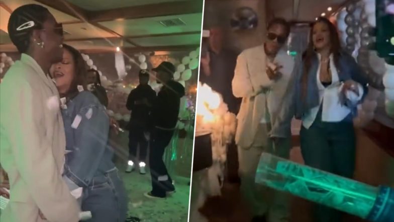 Rihanna and A$AP Rocky’s Unseen Partying Videos From the Rapper’s Birthday Bash Take Internet by Storm