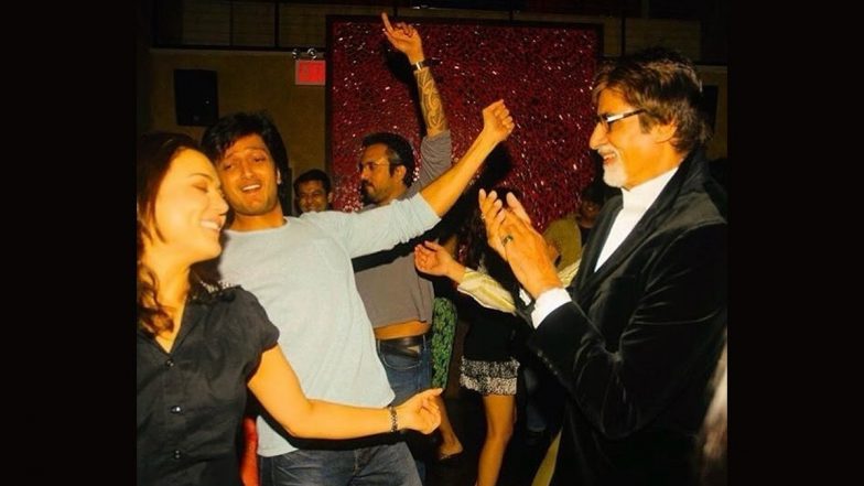 Amitabh Bachchan Turns 81! Riteish Deshmukh Showers Birthday Love on His ‘Hero’ With Unseen Throwback Pic (View Post)