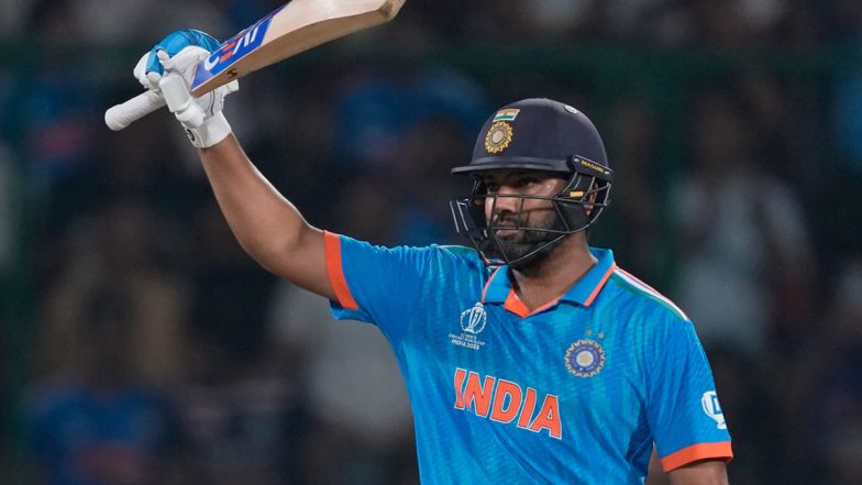 Rohit Sharma Becomes First Indian to Hit 300 Sixes in ODIs, Achieves Feat During IND vs PAK ICC CWC 2023 Match