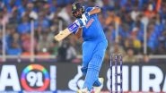 Indian Skipper Rohit Sharma Completes 300 Sixes in ODIs, Achieves Feat in IND vs PAK ICC Cricket World Cup 2023