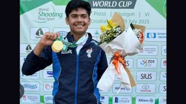 Rudransh Khandelwal Wins Silver Medal in P4 Mixed 50m Pistol SH1 Event at Asian Para Games 2023