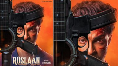 Ruslaan: Aayush Sharma Shares Intriguing Motion Poster on His Birthday, Action Thriller To Hit Theatres on January 12, 2024 (Watch Video)