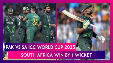 PAK vs SA ICC World Cup 2023 Stat Highlights: Tabraiz Shamsi, Aiden Markram Lead South Africa To Narrow Victory