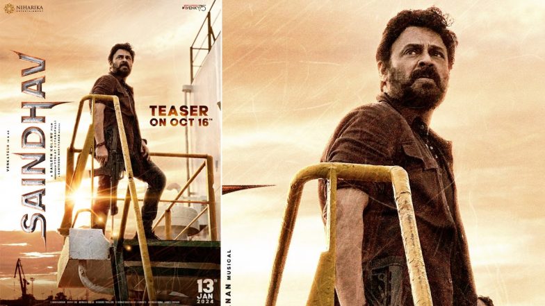 Saindhav: Teaser of Venkatesh and Nawazuddin Siddiqui's Pan-India Film to Release on October 16! Check Out the New Poster