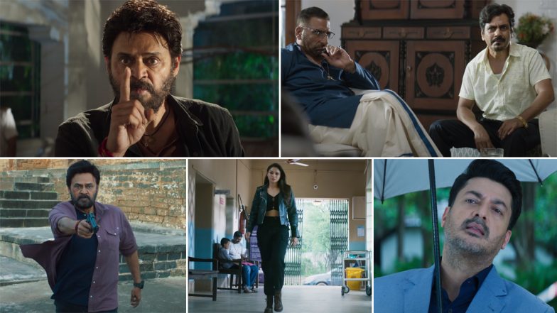 Saindhav Teaser: ‘Saiko’ Venkatesh Daggubati Impresses in His Gritty Action Avatar; Nawazuddin Siddiqui Looks Ruthless as the Psychotic Baddie (Watch Video)