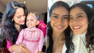 International Girl Child Day 2023: Sameera Reddy and Kajol Pen Empowering Messages for Their Daughters; Check Out Baby Nyra and Nysa Devgan’s Pics