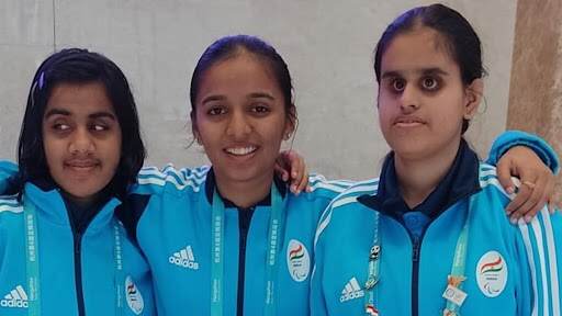 Sanskruti More, Himanshi Rathi, Vruthi Jain Win Bronze Medal in Women's Team Rapid Chess VI-B1 Event at Asian Para Games 2023