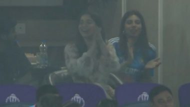 Sara Tendulkar Spotted Clapping After Shubman Gill Hits Boundary During IND vs BAN ICC Cricket World Cup 2023 Match (Watch Video)