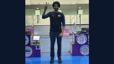 Sarabjot Singh Wins Bronze Medal in 10m Air Pistol Event at Asian Shooting Championships 2023, Secures Paris Olympic Games 2024 Quota