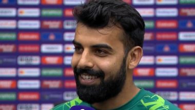 ‘We Banter a Bit in Punjabi’ Shadab Khan Talks About His Bond With Virat Kohli During IND vs PAK ICC Cricket World Cup 2023