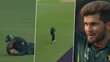 Two Wickets in Two Balls! Shaheen Afridi Strikes Twice to Dismiss Mitchell Marsh, Glenn Maxwell in Consecutive Deliveries During AUS vs PAK CWC 2023 Match (Watch Video)