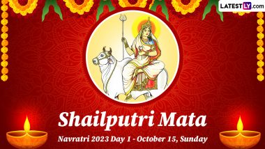Navratri 2023 Day 1 – Maa Shailputri Puja: Know All About Devi Shailputri, the First Form of Maa Durga Worshipped on the First Day of Navratri Festival