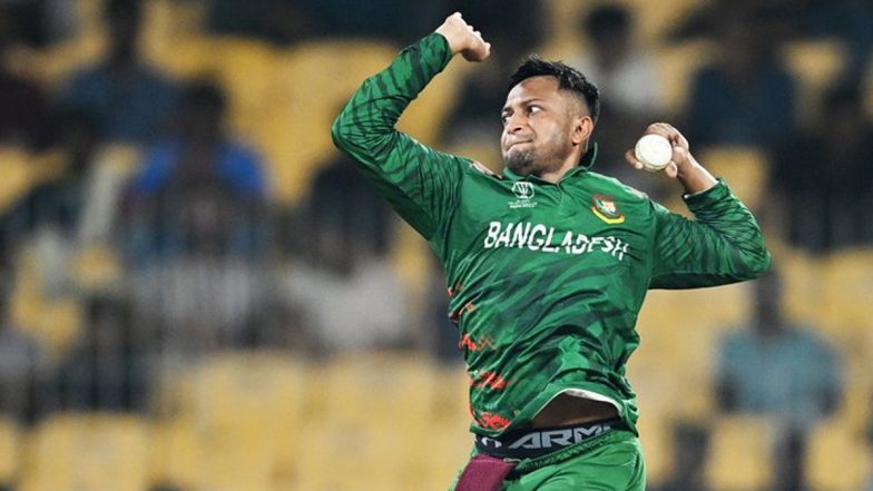 Shakib Al Hasan Ruled Out of Australia vs Bangladesh ICC Cricket World Cup 2023 Match Due to Fractured Finger