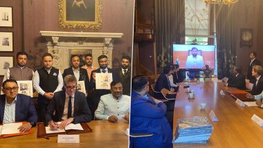Chhatrapati Shivaji Maharaj's 'Wagh Nakh' To Be Back in India Soon; Maharashtra Ministers Sign MoU With Victoria and Albert Museum To Bring Home 'Tiger Claws' of Maratha Warrior (See Pics)