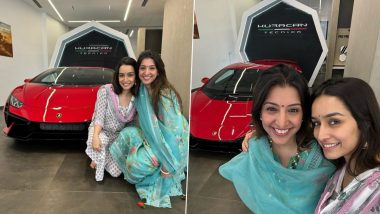 Shraddha Kapoor Buys New Car Lamborghini Huracán Tecnica Worth Rs 4 Crore, View Pics & Video of Indian Actress Driving Swanky Car!