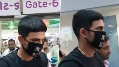 Shubman Gill Reaches Ahmedabad Ahead of IND vs PAK ICC Cricket World Cup 2023 Match (Watch Video)