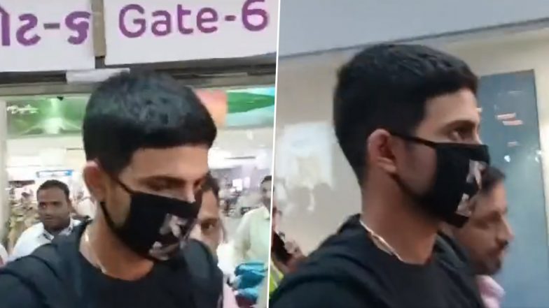 Shubman Gill Reaches Ahmedabad Ahead of IND vs PAK ICC Cricket World Cup 2023 Match (Watch Video)