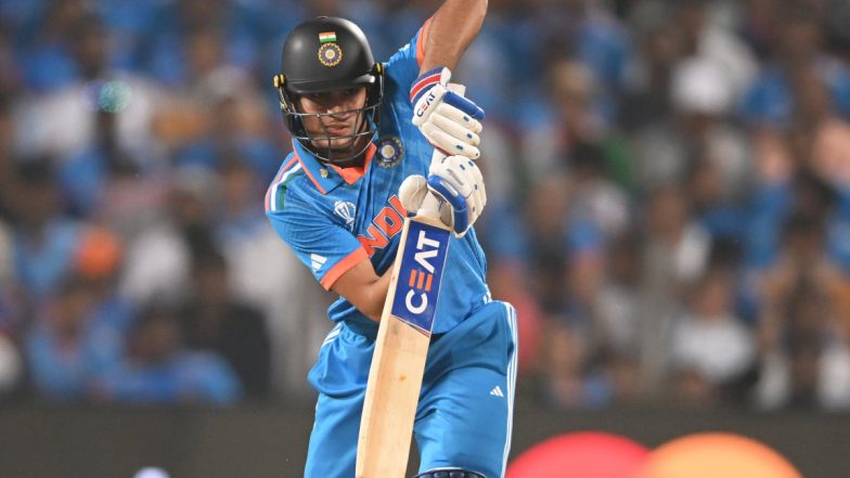 Shubman Gill Becomes Fastest Batter to Score 2000 Runs in ODIs, Achieves Feat During IND vs NZ ICC Cricket World Cup 2023 Match