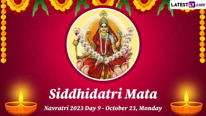 Navratri 2023 Day 9 – Maa Siddhidatri Puja: Know All About Devi Siddhidatri, the Ninth Form of Maa Durga Worshipped on the 9th Day of Navratri Festival