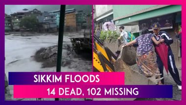 Sikkim Floods: 14 Dead, 102 Missing As Cloudburst Triggers Flash Flood In Teesta River; 3000 Tourists Stranded