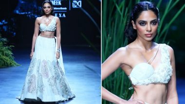 Lakme Fashion Week 2023: Sobhita Dhulipala Steals the Show in Label De Belle's Contemporary Lehenga (See Pics)