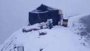 Snowfall in India: Sonamarg-Zojila Road Closed After Central Kashmir Receives Fresh Snowfall; Lahaul-Spiti in Himachal Pradesh Turns Into White Paradise (Watch Videos)